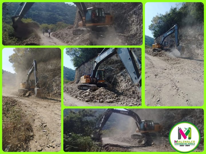 1668514127 Continuan los trabajos de Obra Publica en la carretera que