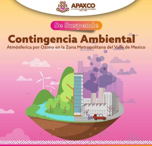 1668525660 SE SUSPENDE CONTINGENCIA AMBIENTAL ATMOSFERICA POR OZONO EN LA ZONA