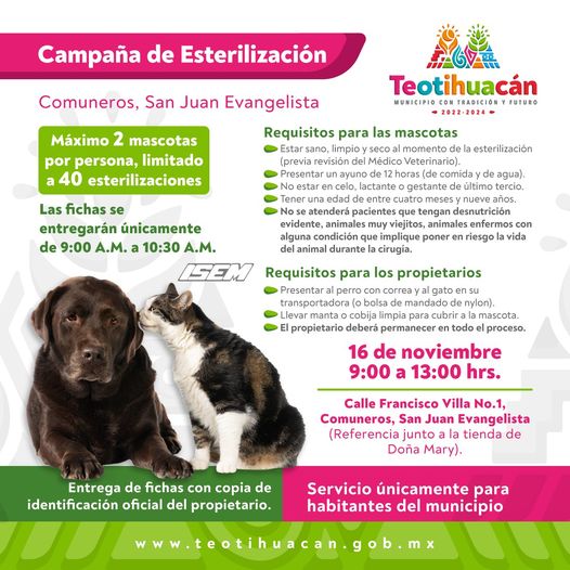 1668537748 Jornada de Esterilizacion Gratuita