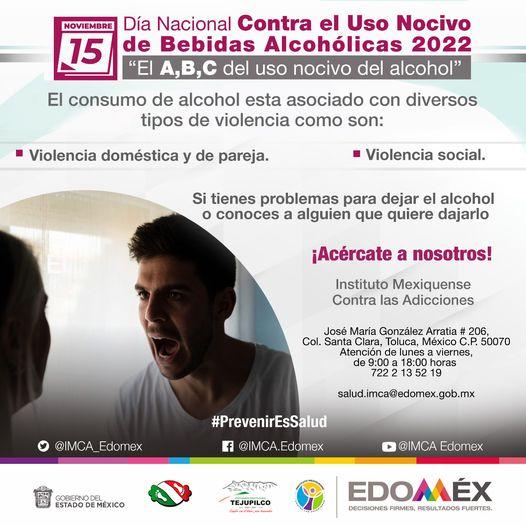 1668542834 DiaNacionalContraElUsoNocivoDeBebidasAlcoholicas2022 El consumo excesivo de a