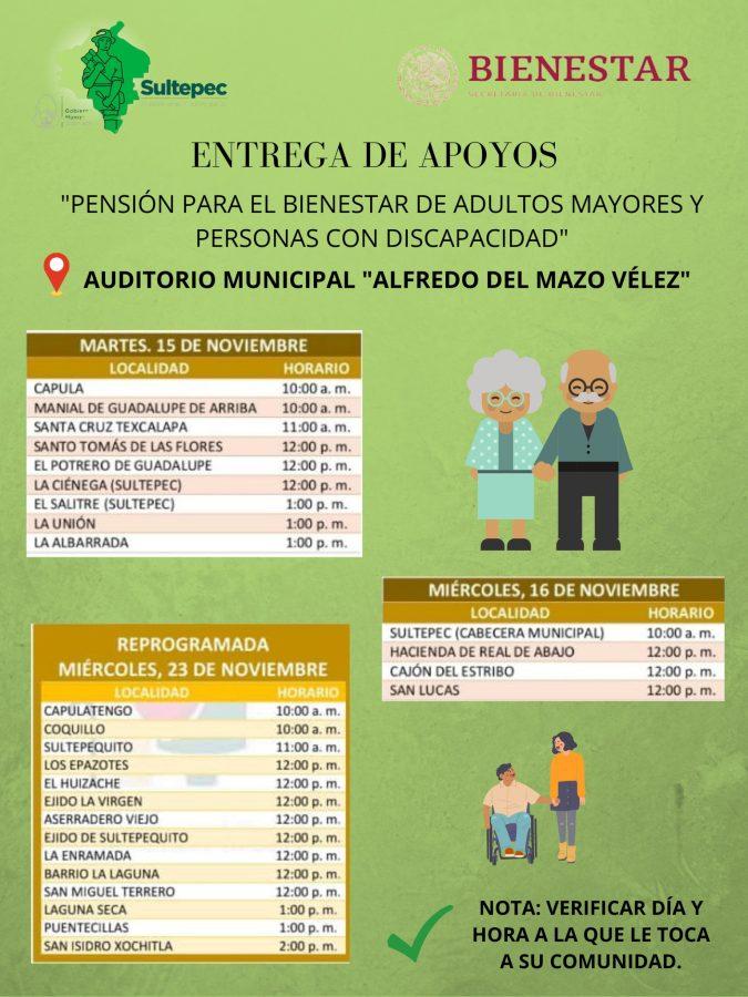 1668548837 Cuarto dia de entrega de apoyos PENSION PARA EL BIENESTAR