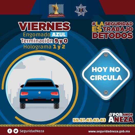 1668780440 Hoy Viernes aplica el programa HoyNoCircula a vehiculos con engomado