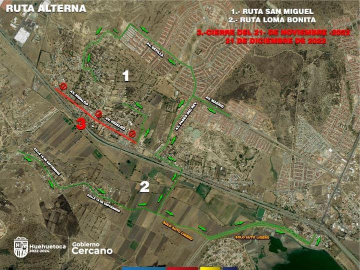 1668811181 Rutas alternas para San Miguel Jagueyes Continuamos trabajando para mejorar