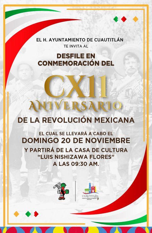 1668863117 Acompananos este 20 de noviembre al desfile en conmemoracion del