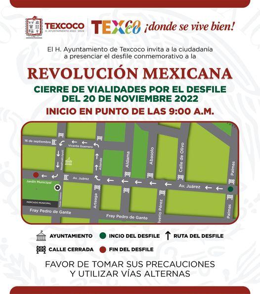 1668868158 Te recordamos que por motivo del Desfile Conmemorativo de la