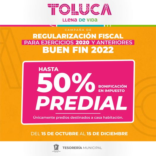 1669032318 Ya comenzo nuestra Campana de Regularizacion Fiscal BuenFin2022 Te esperamos