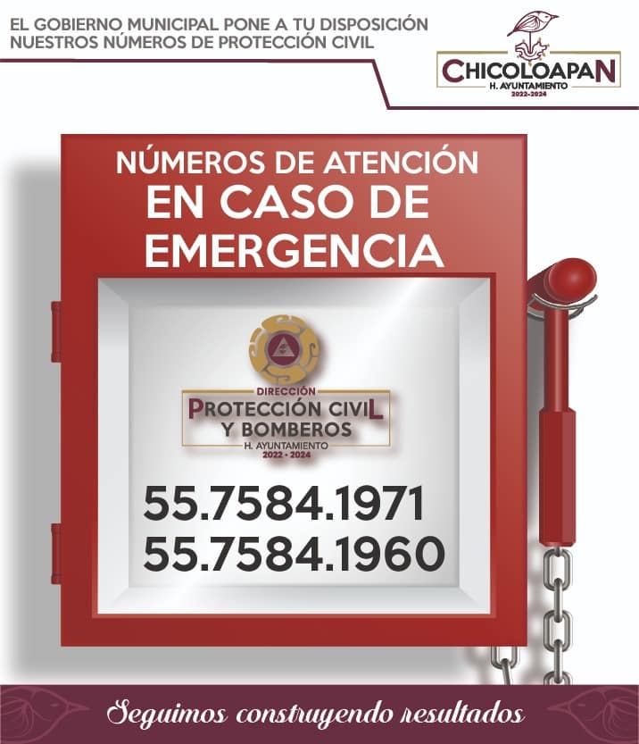 1669048978 El Gobierno de Chicoloapan pone a tus disposicion los numeros