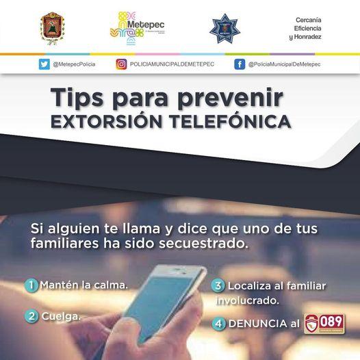 1669135801 Sigue estos tips de Policia Municipal Metepec CiudadanosGobernando