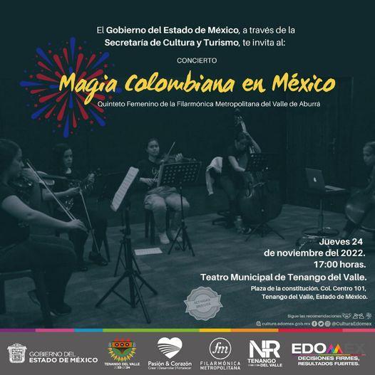 1669142232 Te invitamos al Concierto MagiaColombianaEnMexico Ven este Jueves24 a nuestro