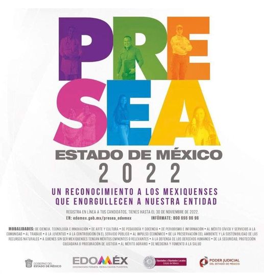 1669210998 Te invitamos a participar en la PreseaEdoMex2022 el maximo reconocimiento