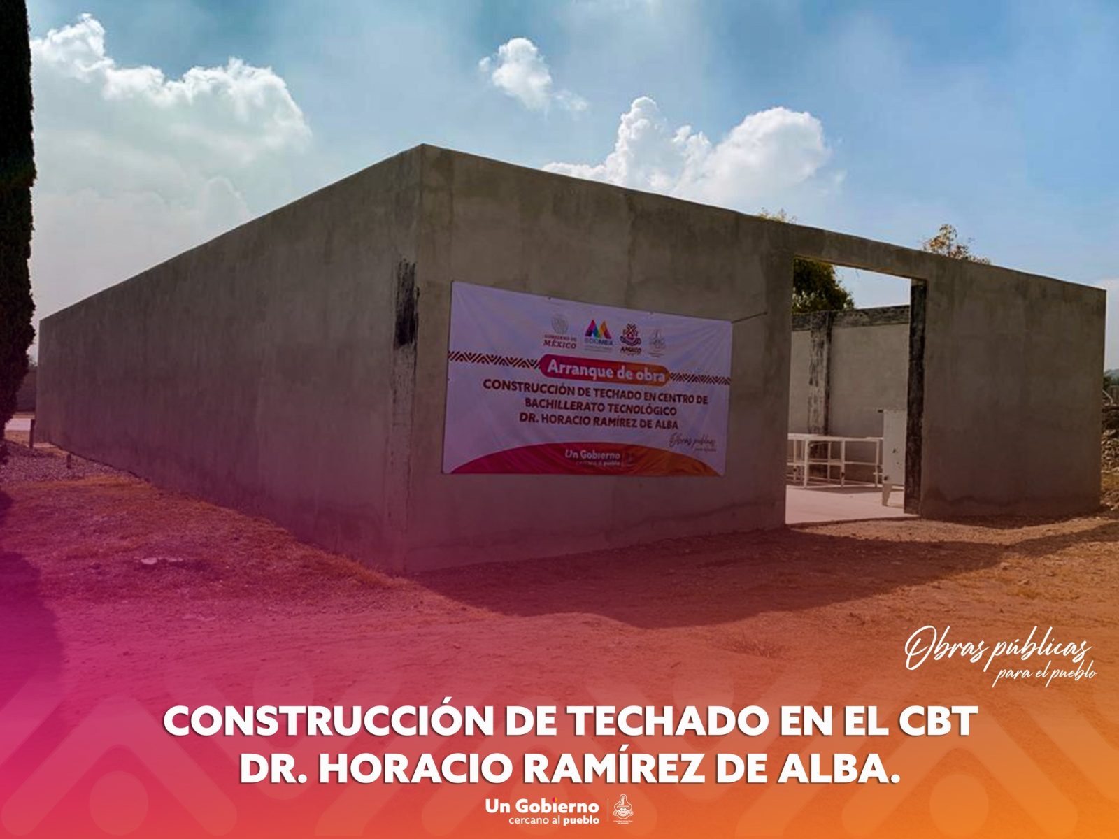 1669222129 476 INICIAMOS OBRA DE CONSTRUCCION DE TECHADO EN EL CBT DR