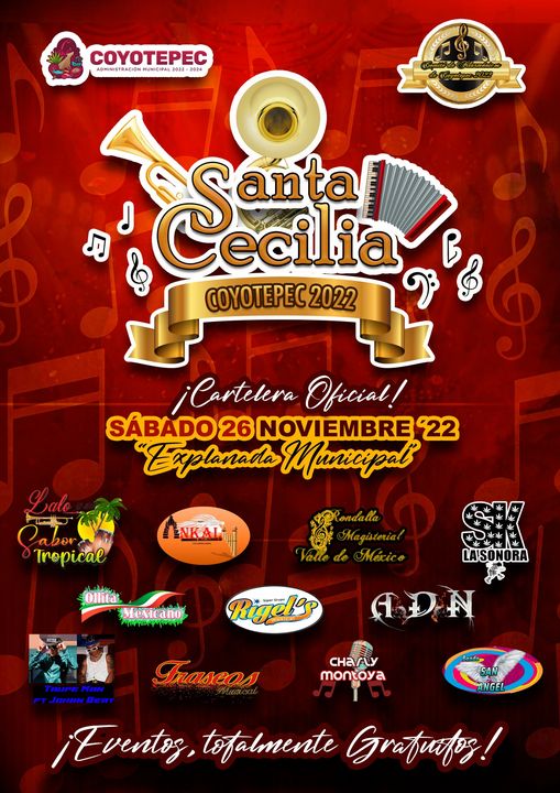 1669301929 SANTA CECILIA COYOTEPEC 2022 CARTELERA OFICIAL Sabado 26 de