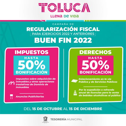 1669314556 El BuenFin2022 continua en nuestra TolucaLlenaDeVida Aprovecha y obten hast