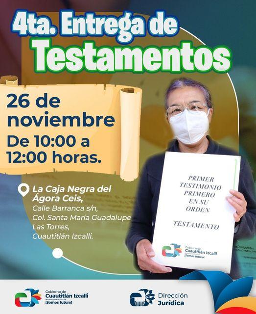 1669390591 No te pierdas la cuarta Entrega de Testamentos que a