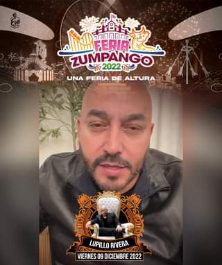 1669413463 Lupillo Rivera confirmando su presentacion en nuestra Feria de Zumpango