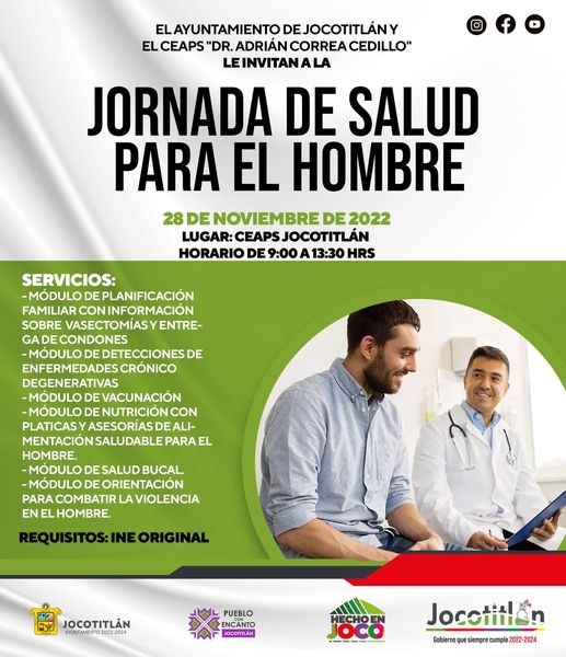 1669476471 Los invitamos este proximo lunes a la Jornada de Salud