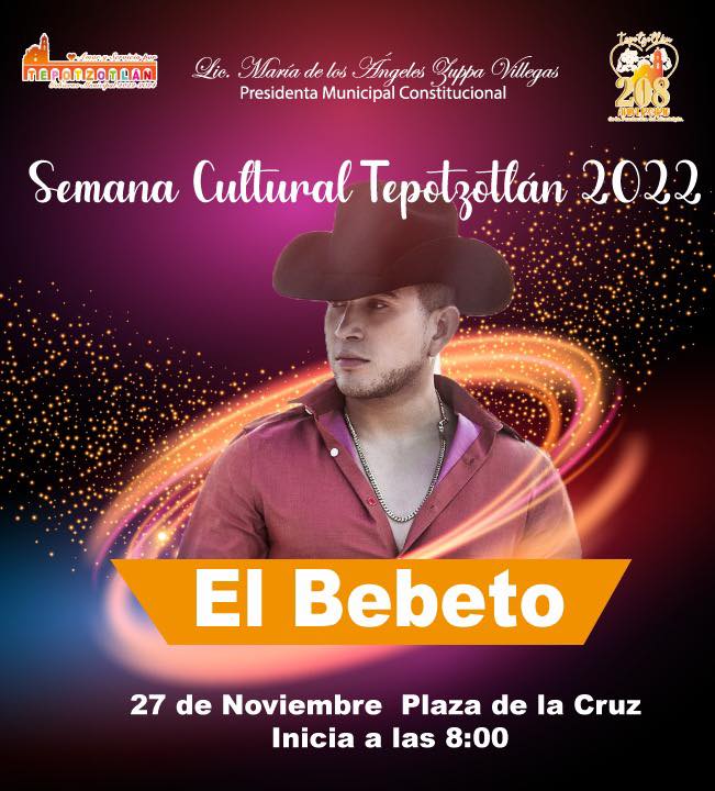 1669494582 Compartimos a ustedes el programa de la Semana Cultural Tepotzotlan