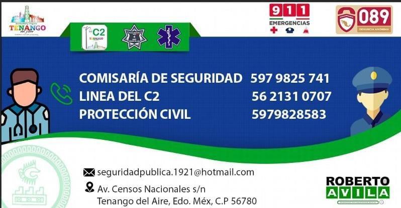 1669641552 La policia municipal de Tenango del Aire te informa