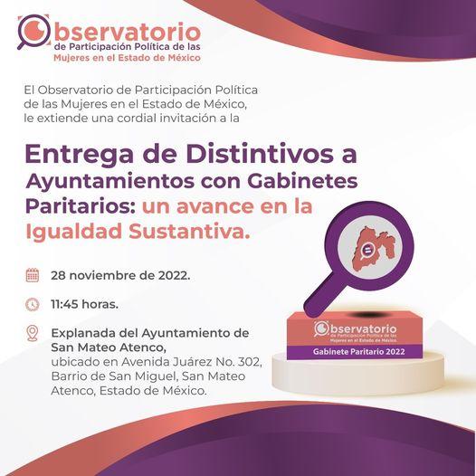 1669641740 Acompananos en la Entrega de Distintivos a Ayuntamientos con Gabinetes