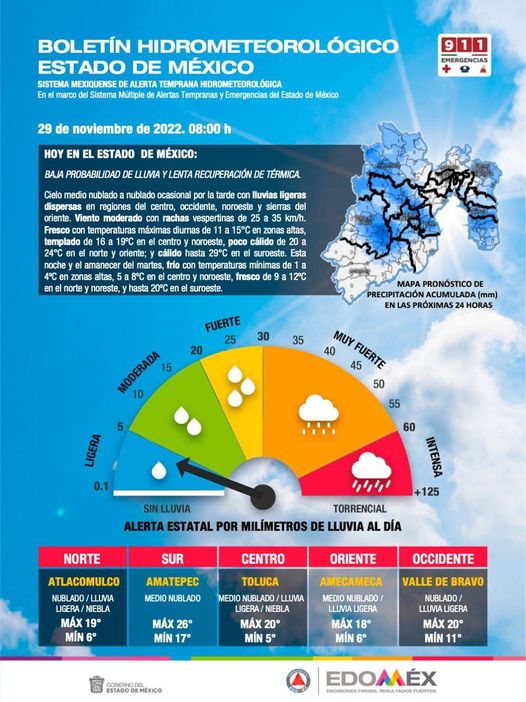 1669738858 BoletinMeteorologico 29 de Noviembre 2022