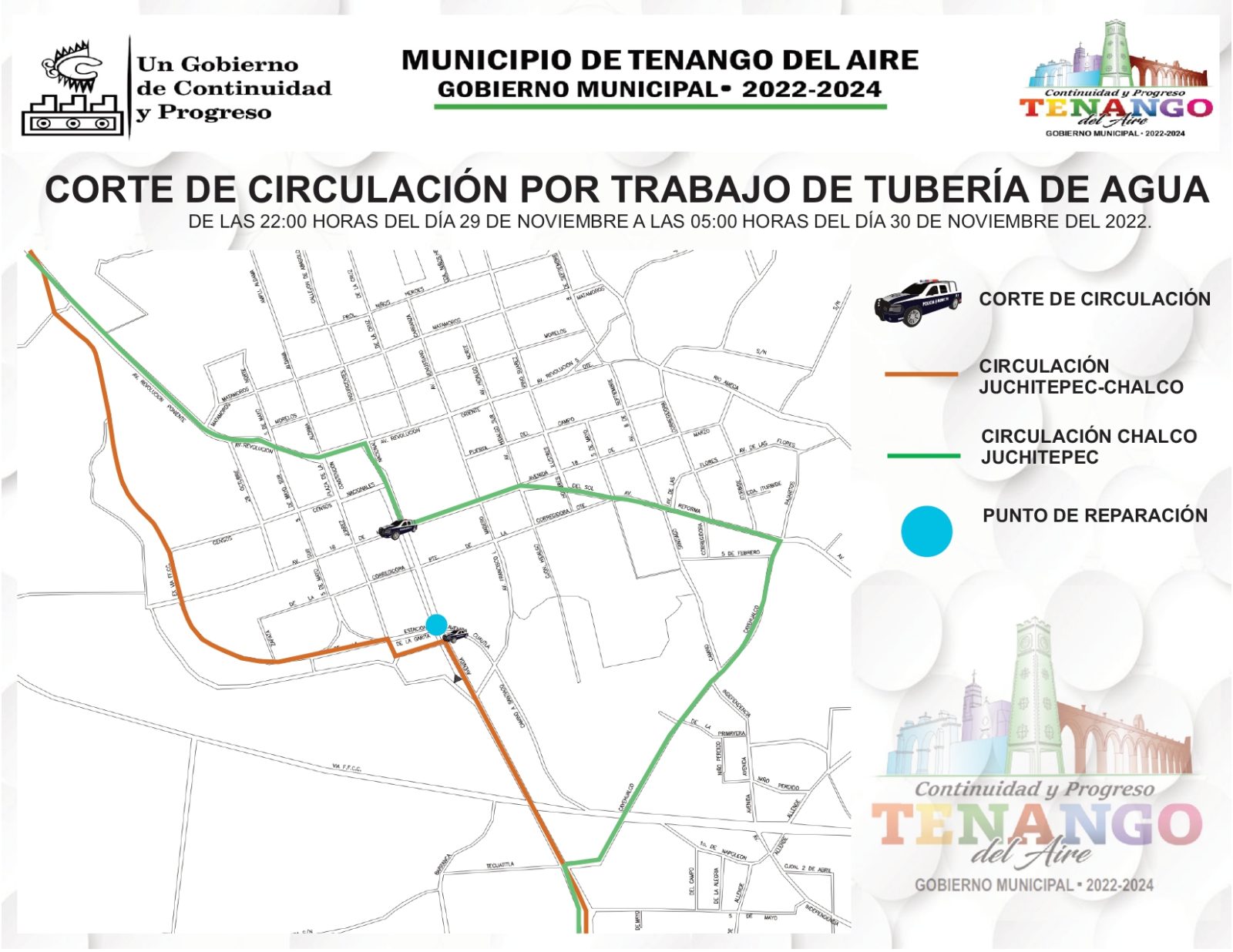 1669833351 Atento comunicado para la comunidad de Tenango del Aire