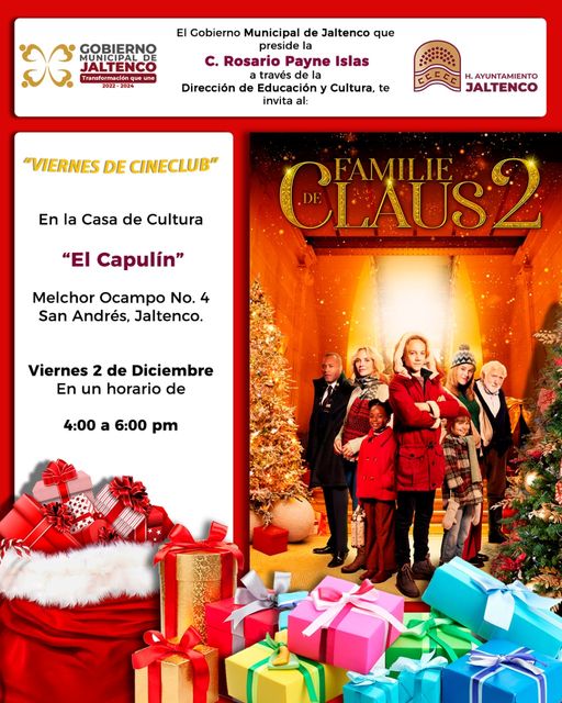 1669841756 VIERNES DE CINE CLUB FAMILIE CLAUS 2