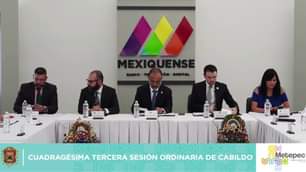 Cuadregesima Tercera Sesion Ordinaria de Cabildo