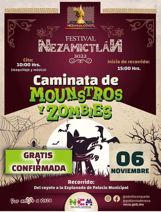 EVENTO CONFIRMADO ¿Estas listo para una caminata entre Monstruos