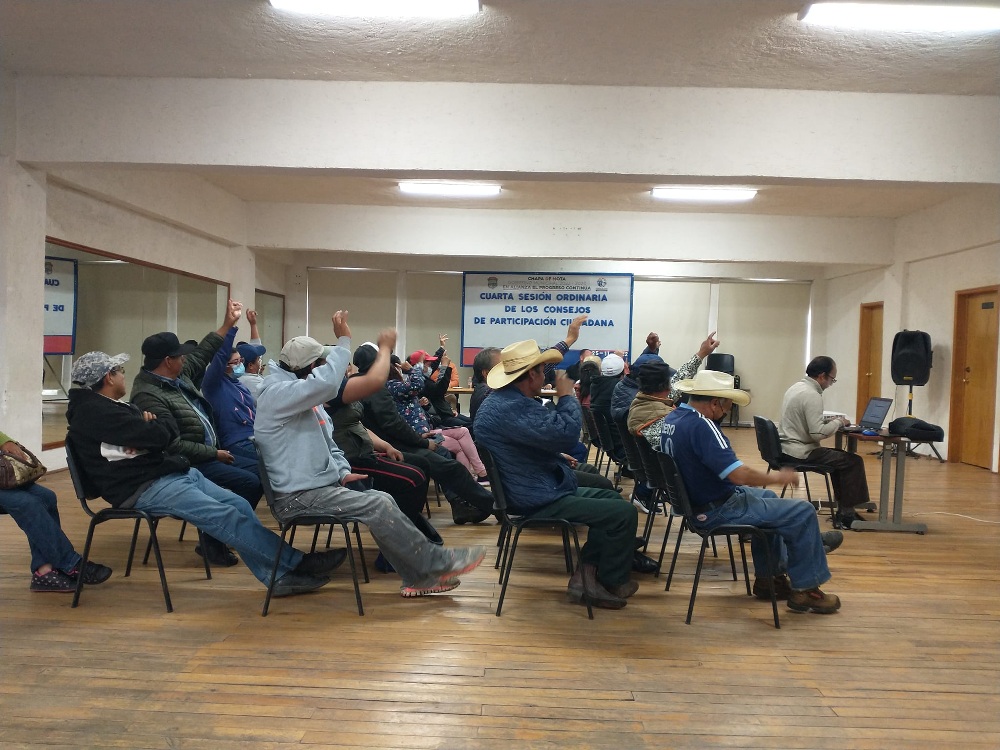 En la cuarta sesion ordinaria de los consejos de participacion