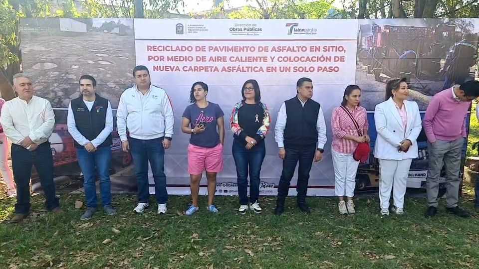 EnVivo Inicio de Obra de la Rehabilitacion de Pavimentacion con