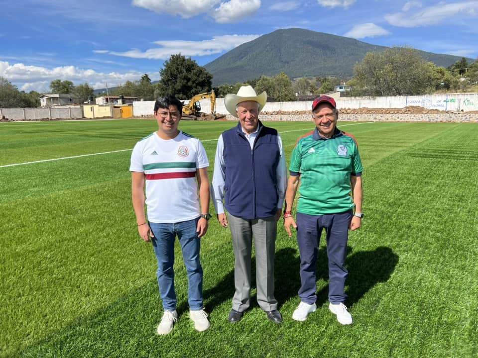 Esta tarde el Presidente Jesus Cedillo Gonzalez en compania del