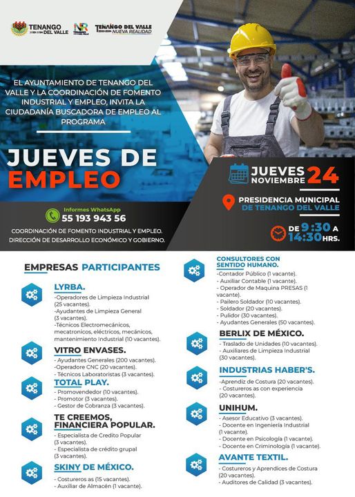 JuevesDeEmpleo ¿Ya estas listo para tu proximo empleo Acercate a