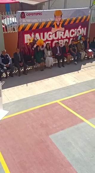 Obra Cumplida Arcotecho Arcotecho entregado en la Escuela Primaria