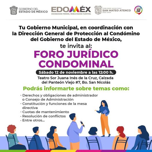 PasaLaVoz Les invitamos a participar en el ForoJuridicoCondominal que