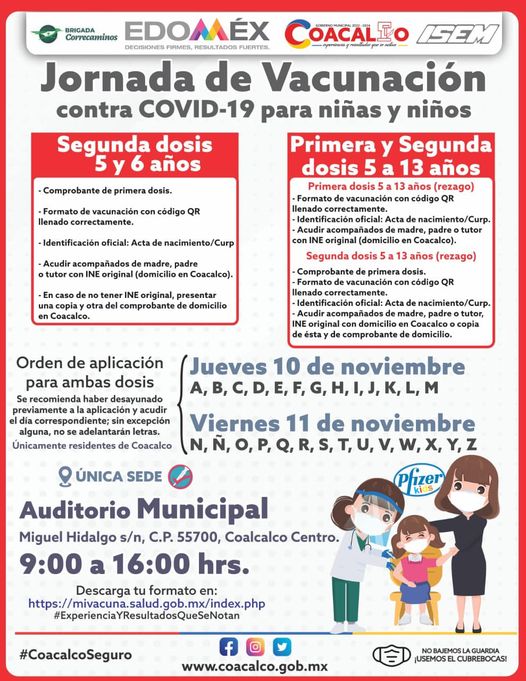 QueNoSeTePase Jornada de Vacunacion contra COVID 19 ¡Te esperamos en el