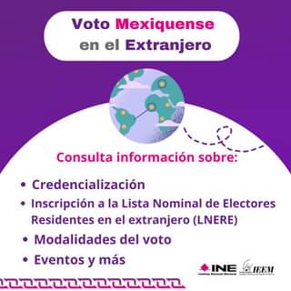 Si tienes familiares o conocidos mexiquenses en el extranjero recuerdales