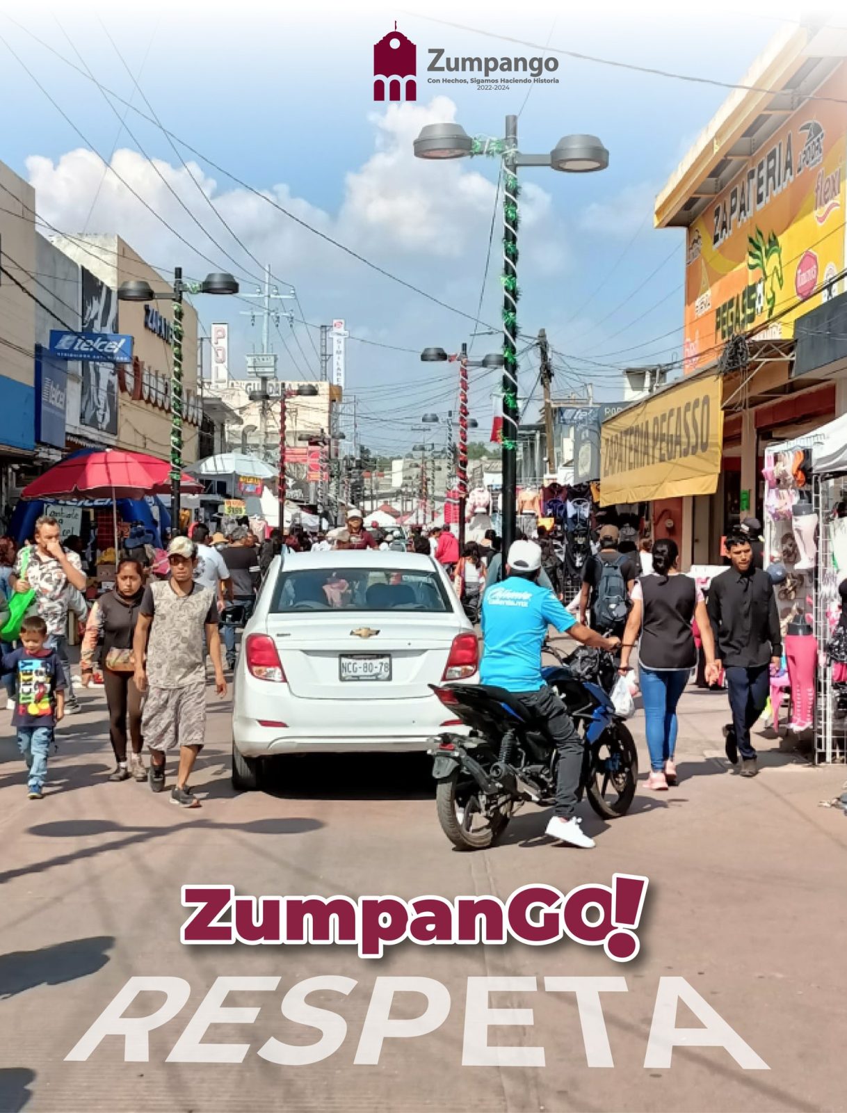 ZumpanGO por una cultura peatonal ¡RESPETA