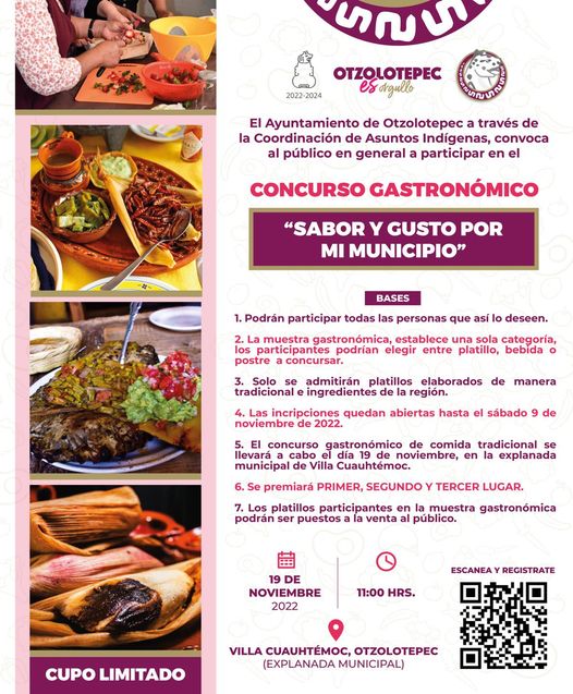 ¡A nada de arrancar con el concurso gastronomico ¿ya te