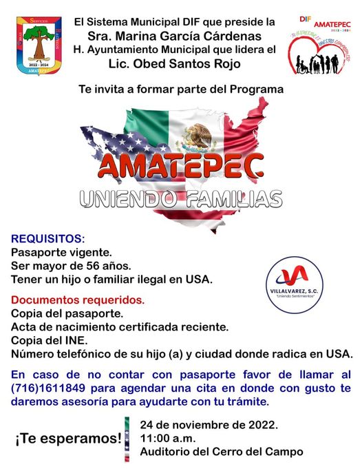 ¡AMATEPEC UNIENDO FAMILIAS