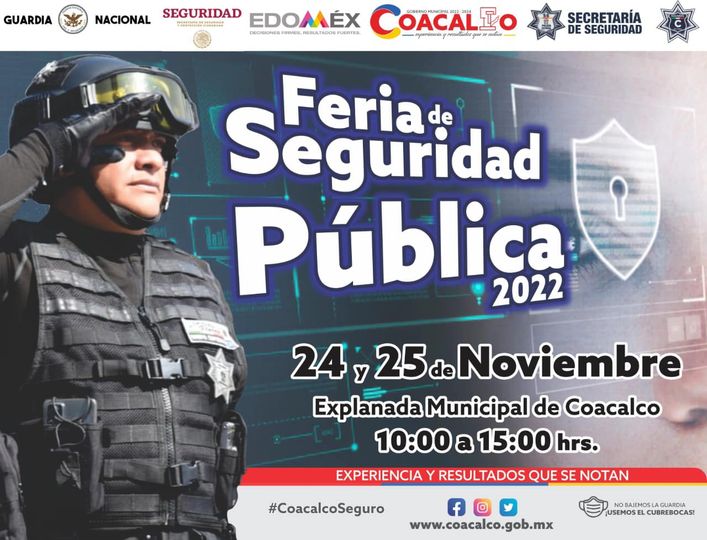 ¡Acompananos en la Feria de Seguridad Publica 2022 Conoce convive