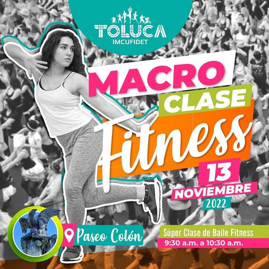 ¡Asiste a nuestra Macro Clase Fitness Este DOMINGO 13 de