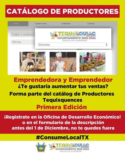 ¡Forma parte de nuestro catalogo de productores