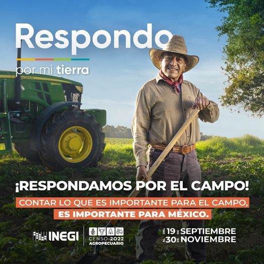 ¡Recuerda que ya inicio el Censo Agropecuario