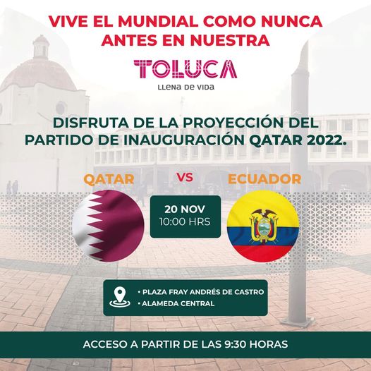 ¡VEN Y DISFRUTA LA INAUGURACION DEL MUNDIAL