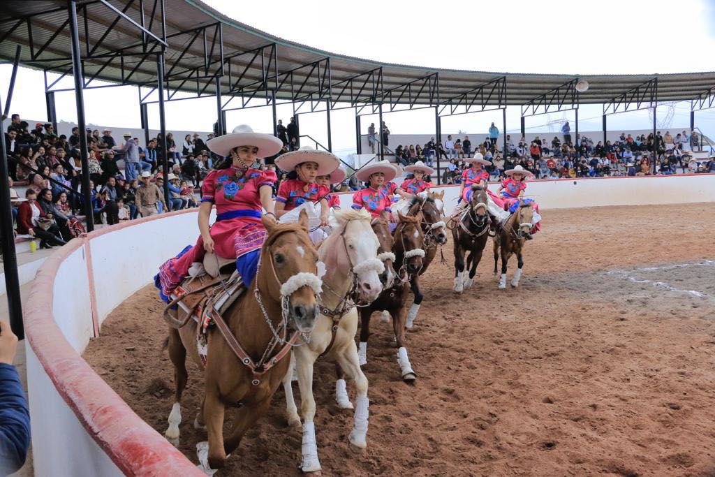 ¡Ya inicio ¡Celebramos la feria de la escaramuza en Otzolotepec