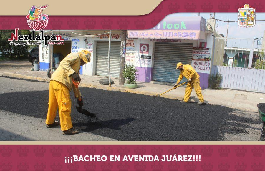 ¡¡¡BACHEO EN AVENIDA JUAREZ