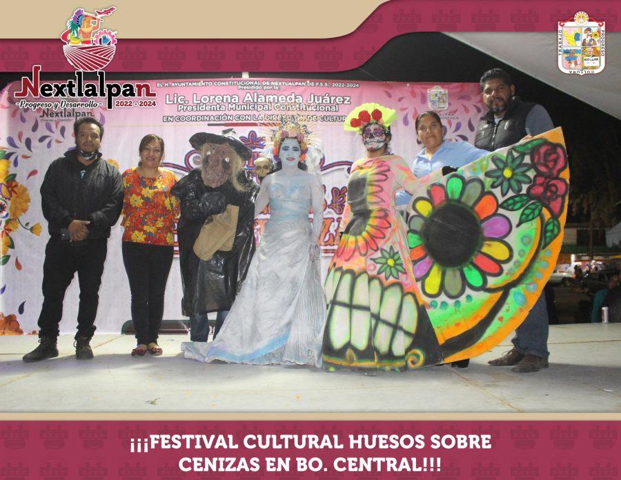 ¡¡¡FESTIVAL CULTURAL HUESOS SOBRE CENIZAS EN BO CENTRAL