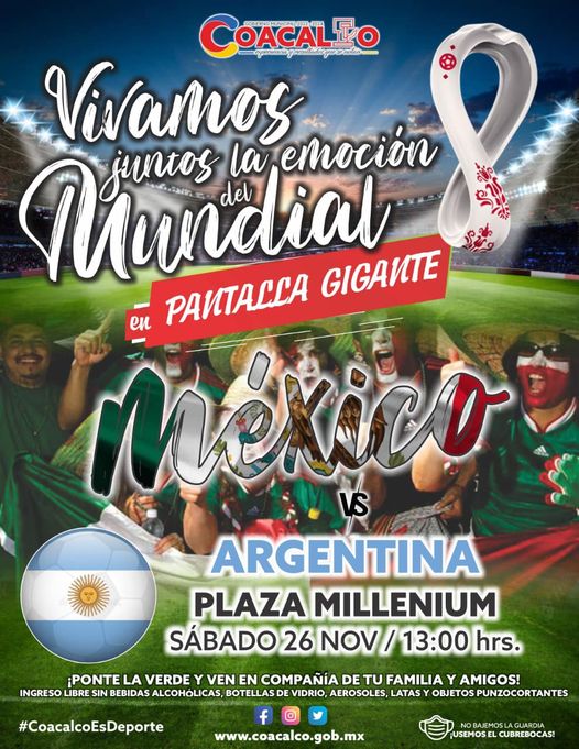 ¿Quien para ver el partido de Mexico Argentina ¡Ponte la