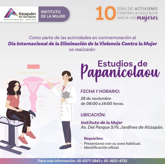 ¿Te interesa realizarte un estudio de papanicolaou Te esperamos este