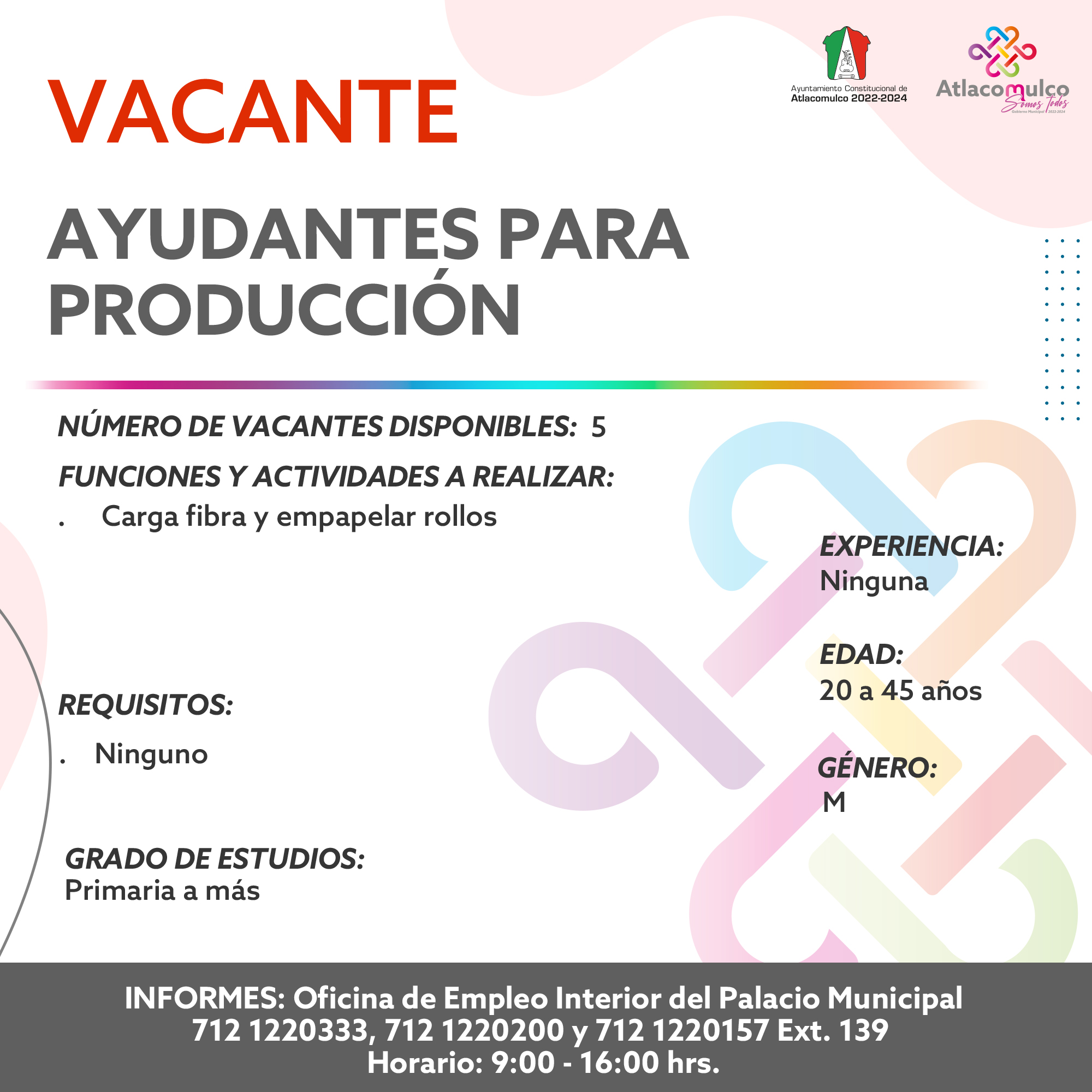 1670975631 381 ¡Te compartimos las vacantes de empleo correspondientes a esta semana